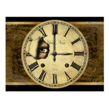 Clock Watching Postcard