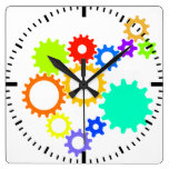 Clock Work Colors Wall Clock