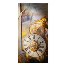 Clockmaker - A look back in time Personalized Photo Card