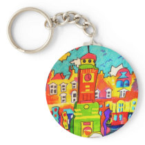Clocktower Fun Key Chain