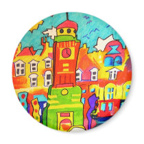 Clocktower Fun Refrigerator Magnets
