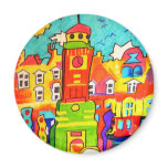 Clocktower Fun magnets