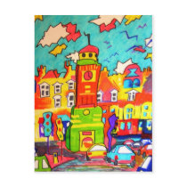Clocktower Fun Post Card