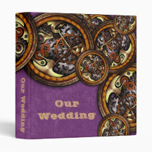 Clockwork and Leather, 1 inch binder