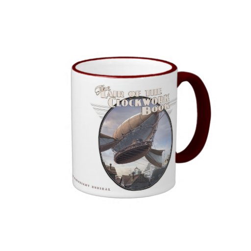 Clockwork Book - Finnegan's Airship Mug