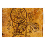 Clockwork Collage Greeting Cards