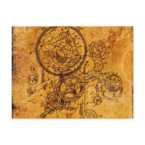 Clockwork Collage Post Cards