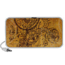 Clockwork Collage Iphone Speaker