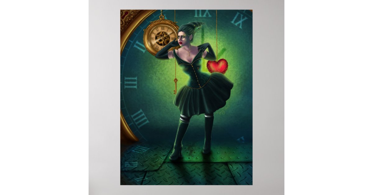 Clockwork Heart Poster Zazzle