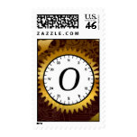 Clockwork Postage Stamp O