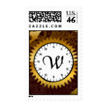 Clockwork Postage Stamp W