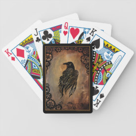 Clockwork Raven Bicycle Playing Cards