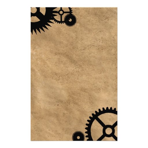 Clockwork Steampunk Stationery | Zazzle
