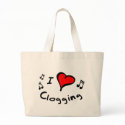 Clogging I Heart-Love Gift bags by danceteeshirts Clogging I Heart-Love Gift bags