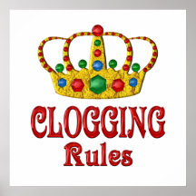 CLOGGING RULES POSTER