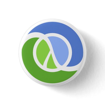 Clojure logo pin by clojure