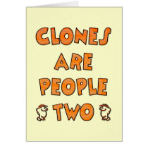 CLONES ARE PEOPLE TWO cards