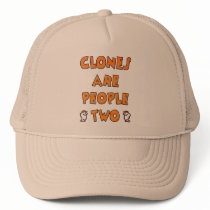 CLONES ARE PEOPLE TWO hats by dgpaulart CLONES ARE PEOPLE TWO hats