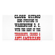 Close GitMo Send Everyone To Washington DC photo cards