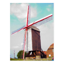 Close to the post mill post cards