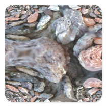 Close Up Abstract of Pebbles Stickers