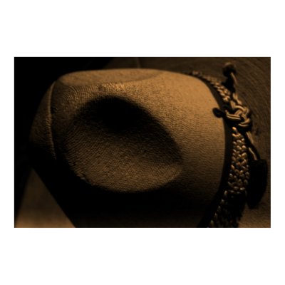Close Up Cowboy Hat Print by Kuroda724