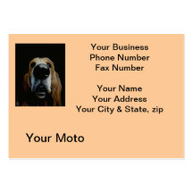 Close Up Dog Business Card