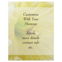 Close Up - Elegant Daffodil Full Color Flyer