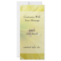 Close Up - Elegant Daffodil Full Color Rack Card