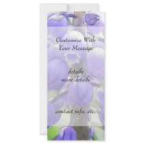 Close Up - Grape Hyacinth Rack Card