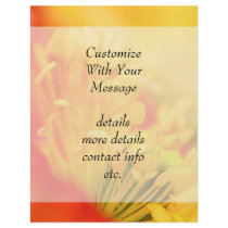 Close Up - Iceland Poppy Personalized Flyer