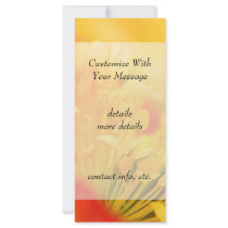 Close Up - Iceland Poppy Rack Card Design