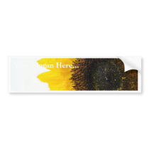 Close Up Image Of Sunflower bumper stickers by lifesphere Close Up Image Of Sunflower bumper stickers