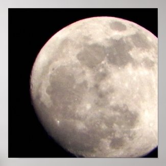 Close up Moon Picture print