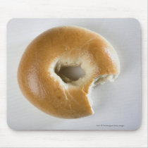 Close-up of a bagel mouse pads