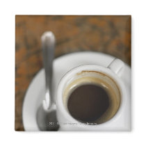 Close-up of a cup of coffee 2 refrigerator magnet