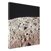 Close-up of Backside of the Moon Gallery Wrap Canvas