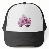 Close Up of Cherry Blossoms hats by SusanSavad Close Up of Cherry Blossoms hats