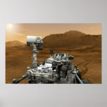 Close-up of Mars Curiosity Rover Print