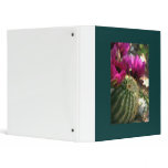 Close Up of Pink Cactus Flowers 3 Ring Binder