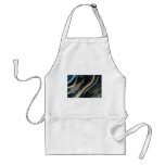Close-up of solidified lead aprons