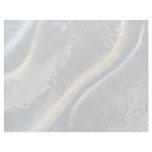 Close-up of solidified lead letterhead