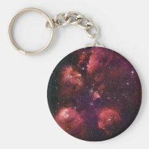 Close Up of the Cat's Paw Nebula NGC 6334 Gum 64 Key Chains