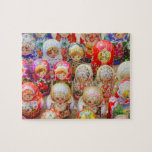 Close-up of traditional Russian nested dolls Jigsaw Puzzle