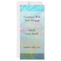 Close Up - Paper Parasol Personalized Rack Card