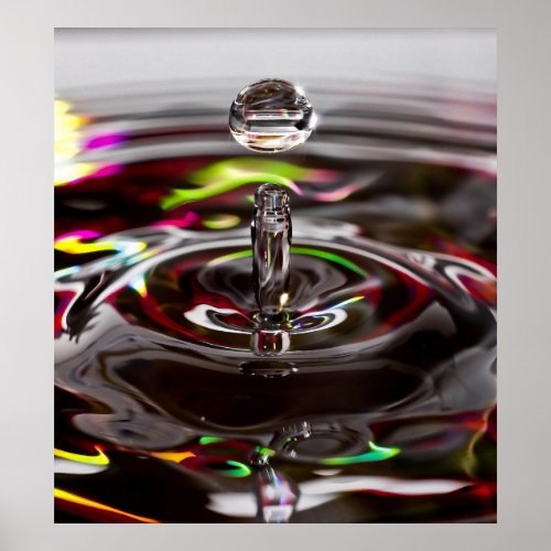 rain drop poster