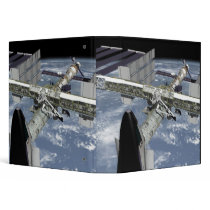 Close up view of the Shuttle docked Binders