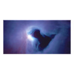 Close-up View Reflection Nebula in Orion NGC 1999 Customized Photo Card