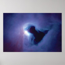 Close-up View Reflection Nebula in Orion NGC 1999 Print