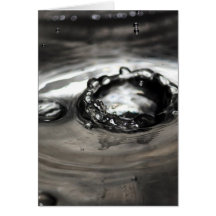 Close up Water Drop Cards